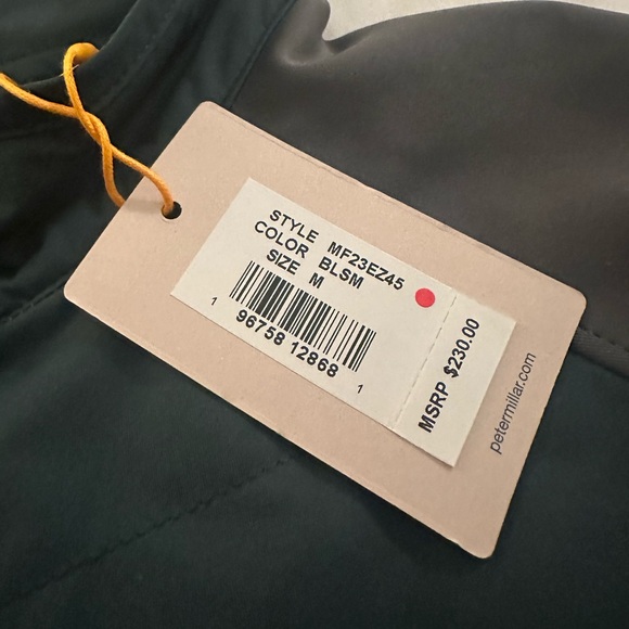 Peter Millar Merge Elite Hybrid Jacket | Men’s Medium | Green & Gray | New - Picture 4 of 4